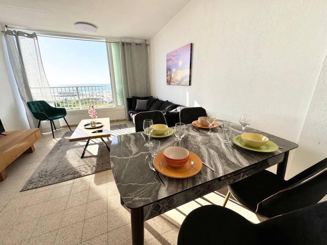 Apartamento Amazing Sea View Qiryat Yam Exterior foto
